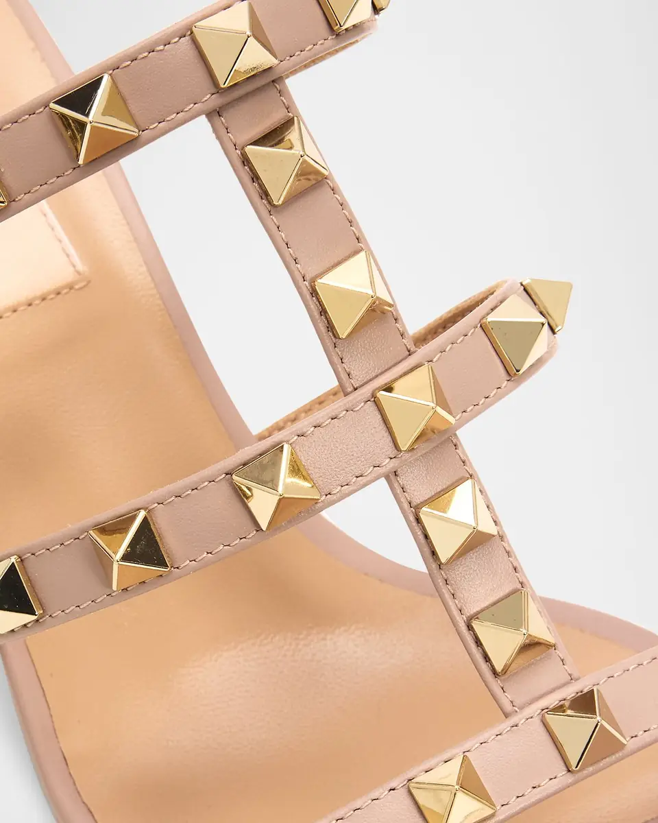 Valentino Garavani 60mm Rockstud Leather Sandals | Thumbnail 2 Valentino Garavani 60mm Rockstud Leather Sandals | Thumbnail 2