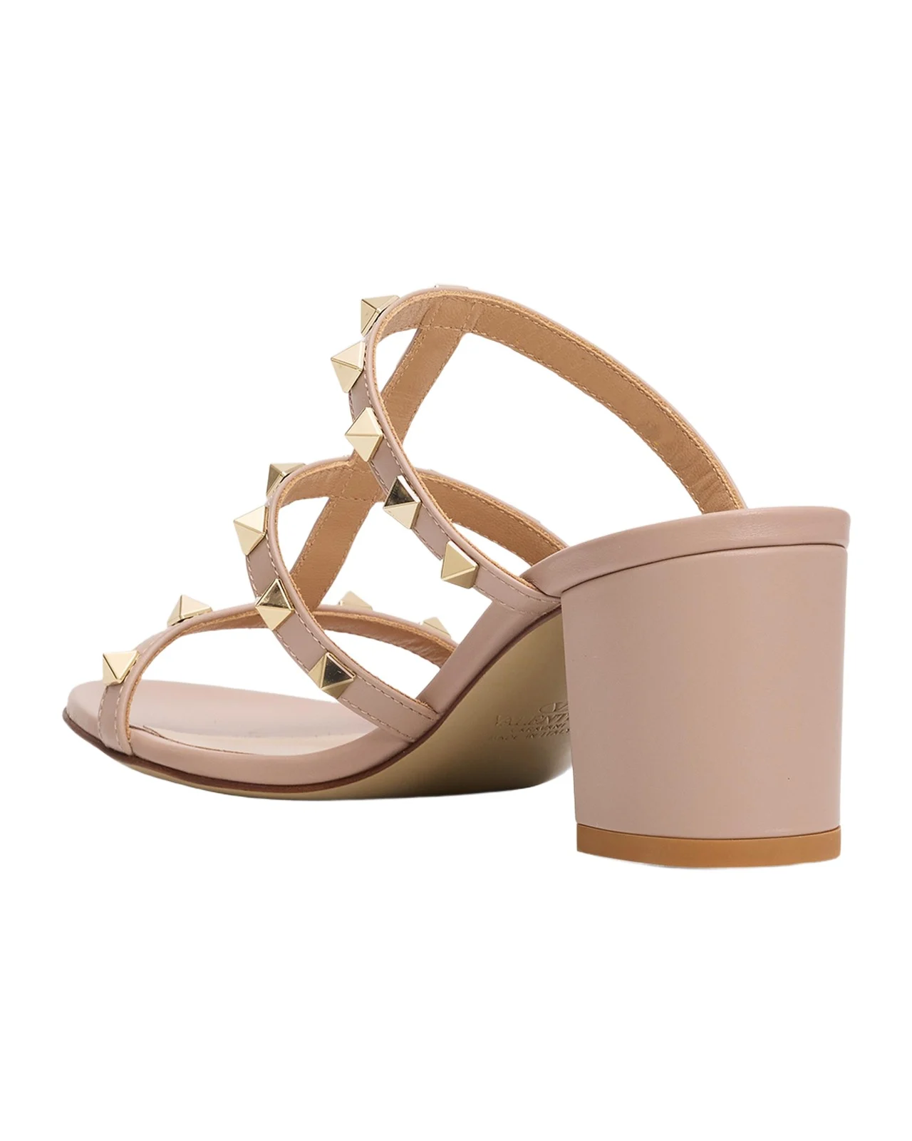 60mm Rockstud Leather Sandals