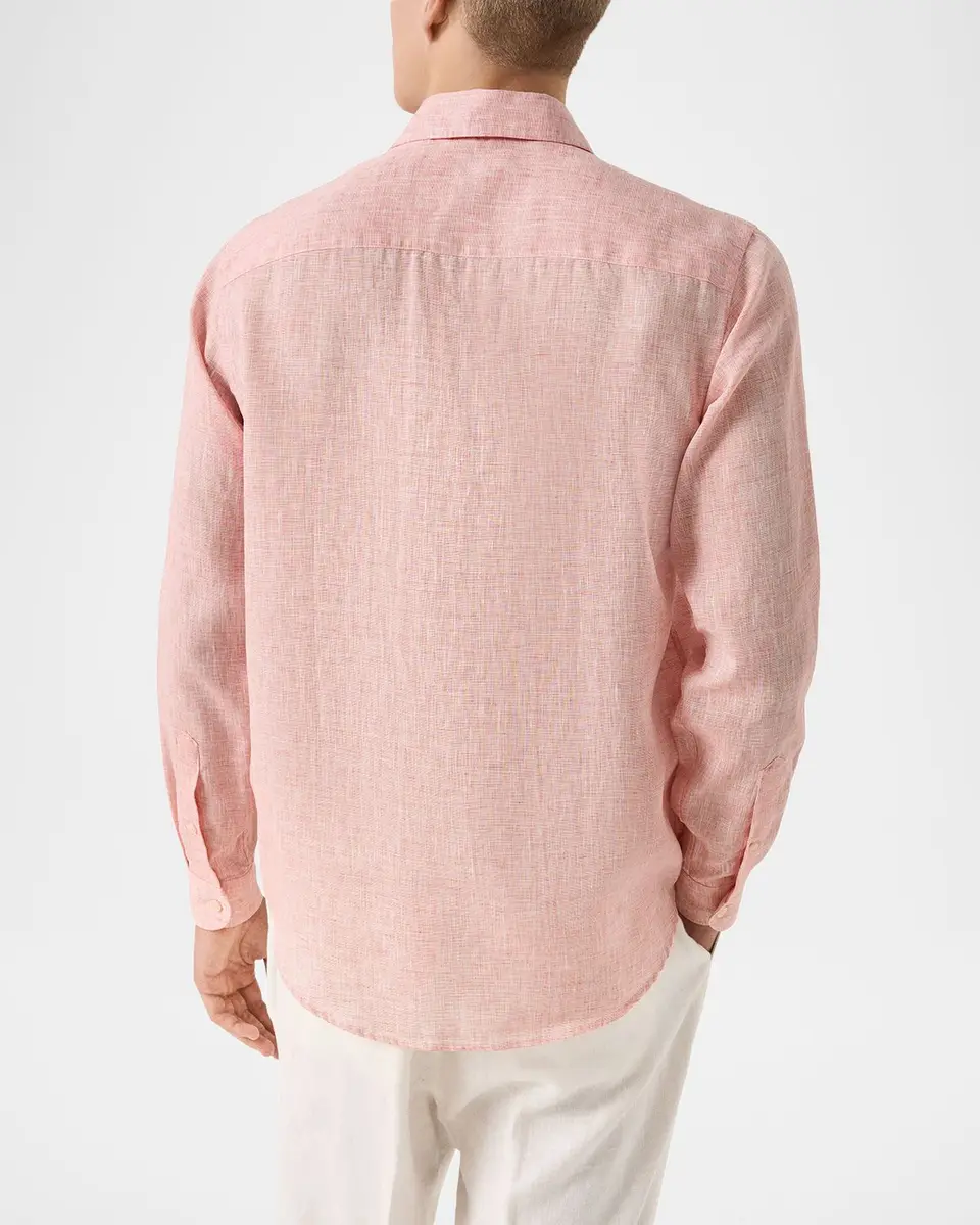 Eton Men's Solid Linen Button-Down Shirt | Thumbnail 2