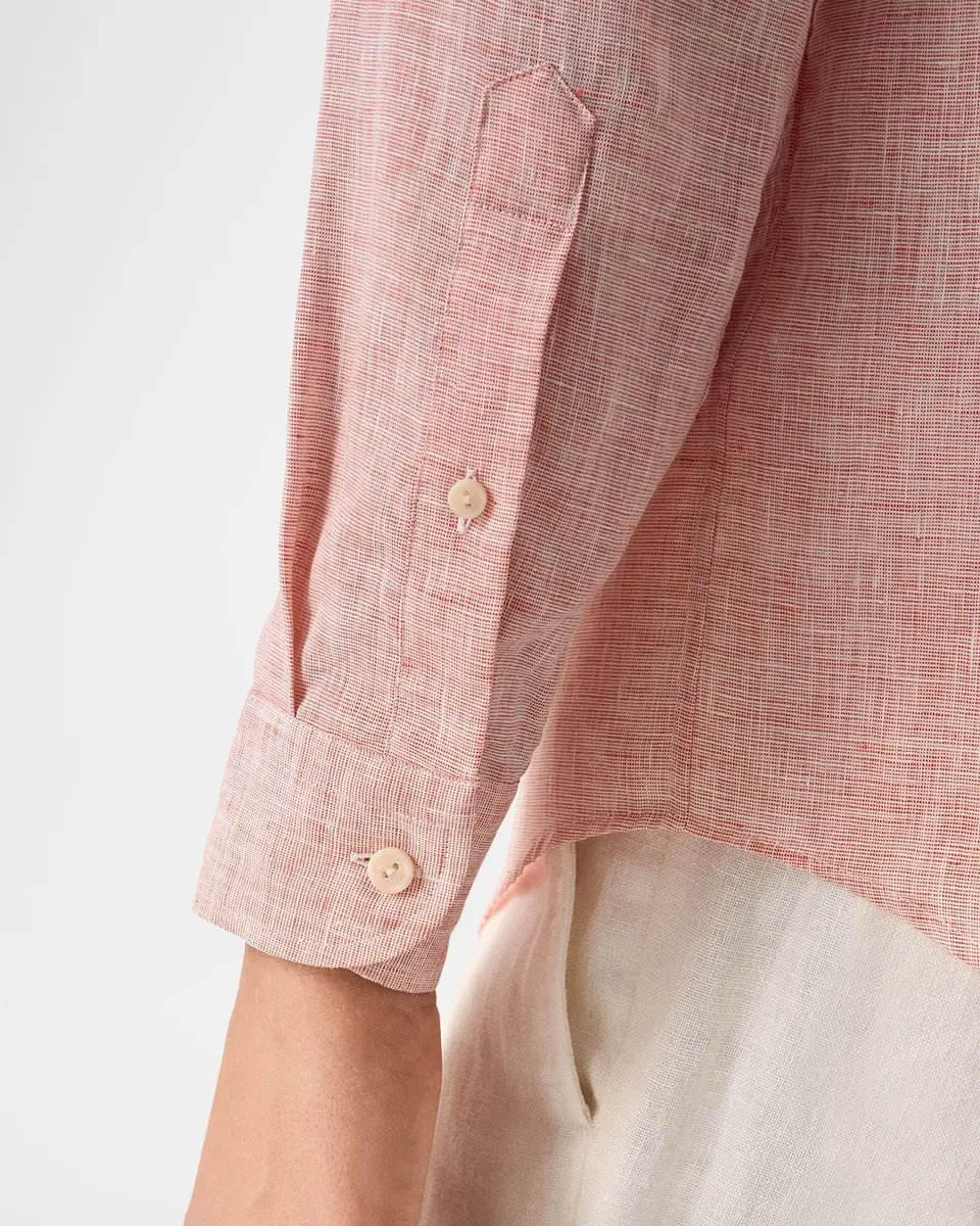 Eton Men's Solid Linen Button-Down Shirt | Thumbnail 5