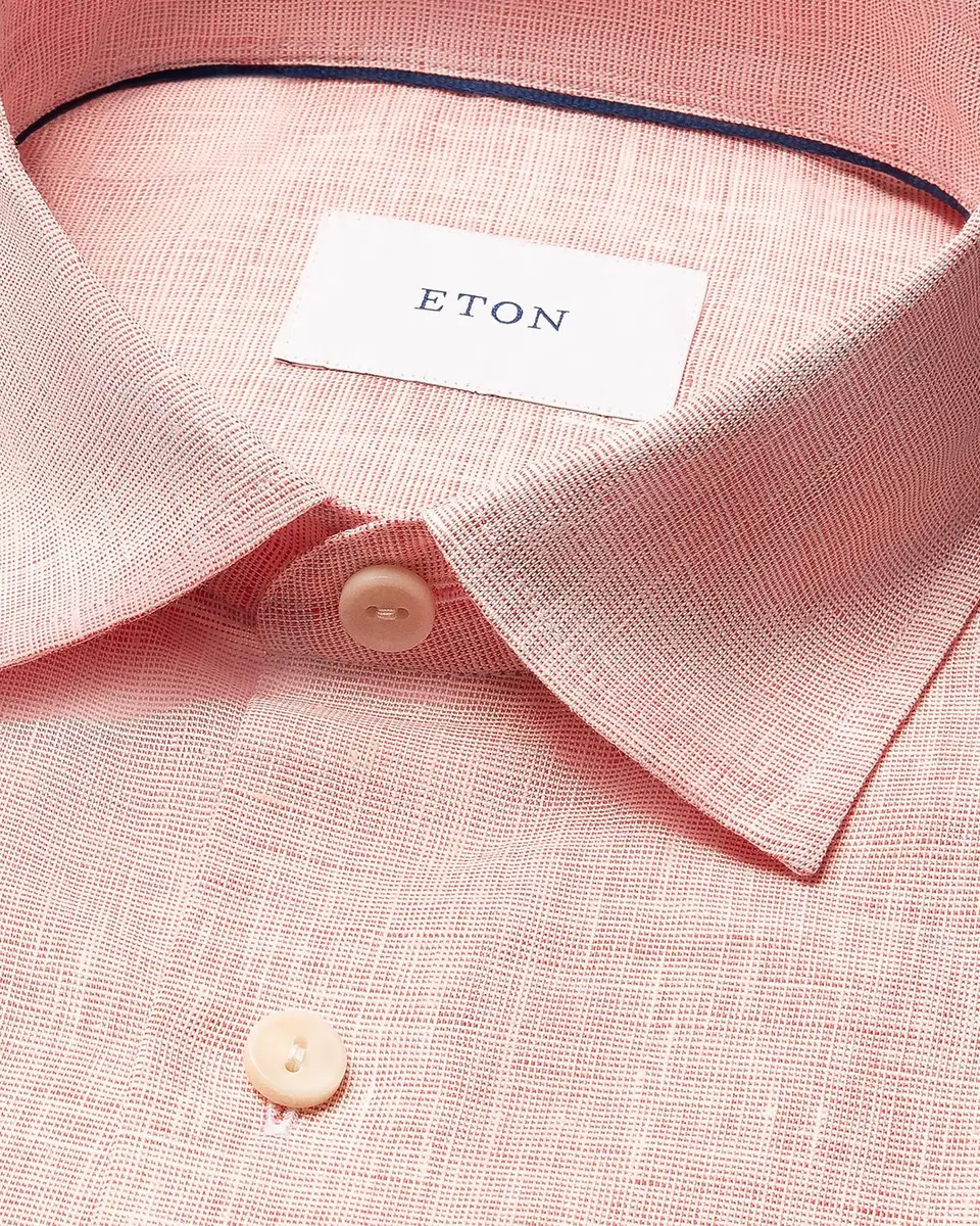 Eton Men's Solid Linen Button-Down Shirt | Thumbnail 8