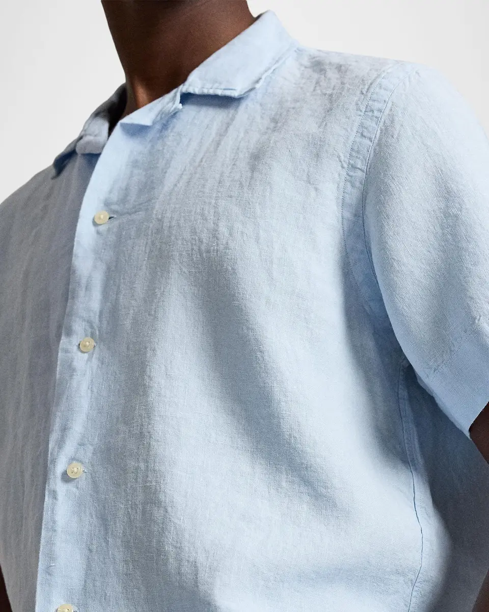 Polo Ralph Lauren Men's Classic-Fit Linen Camp Shirt | Thumbnail 5