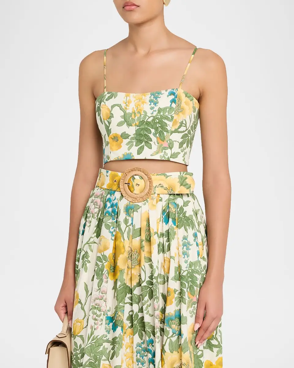 Cara Cara Greenfield Floral Belted Maxi Skirt | Thumbnail 4 Cara Cara Greenfield Floral Belted Maxi Skirt | Thumbnail 4