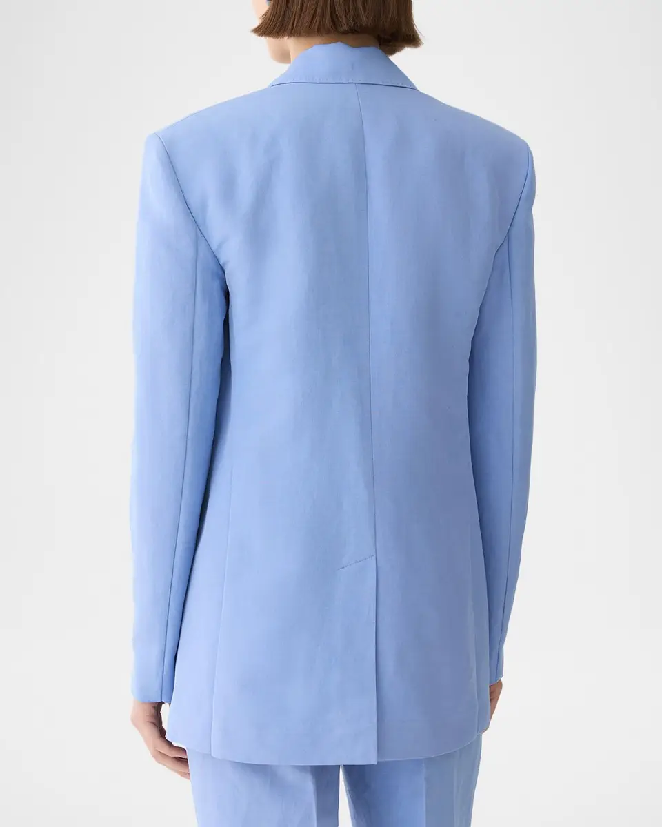 Lafayette 148 New York Single-Button Pick Stitch Blazer | Thumbnail 3