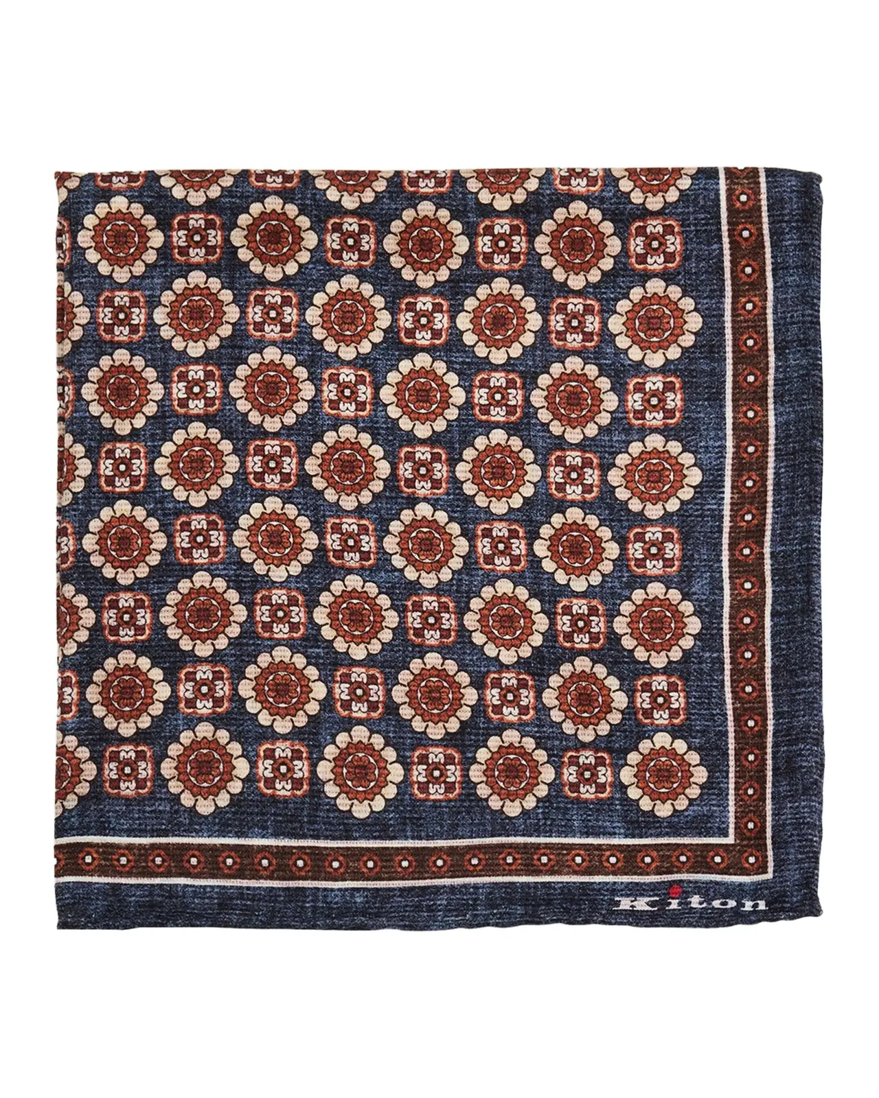 Men's Reversible Printed Silk Pocket Square Men's Reversible Printed Silk Pocket Square