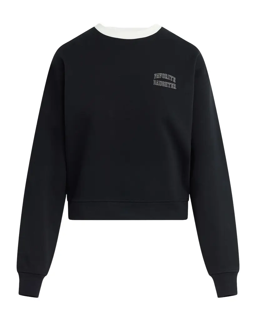 Favorite Daughter The Collegiate Logo Sweatshirt | Image 1 Favorite Daughter The Collegiate Logo Sweatshirt | Image 1