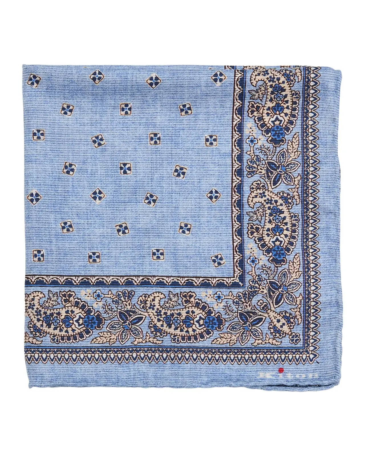 Men's Floral-Medallion Silk Pocket Square Men's Floral-Medallion Silk Pocket Square