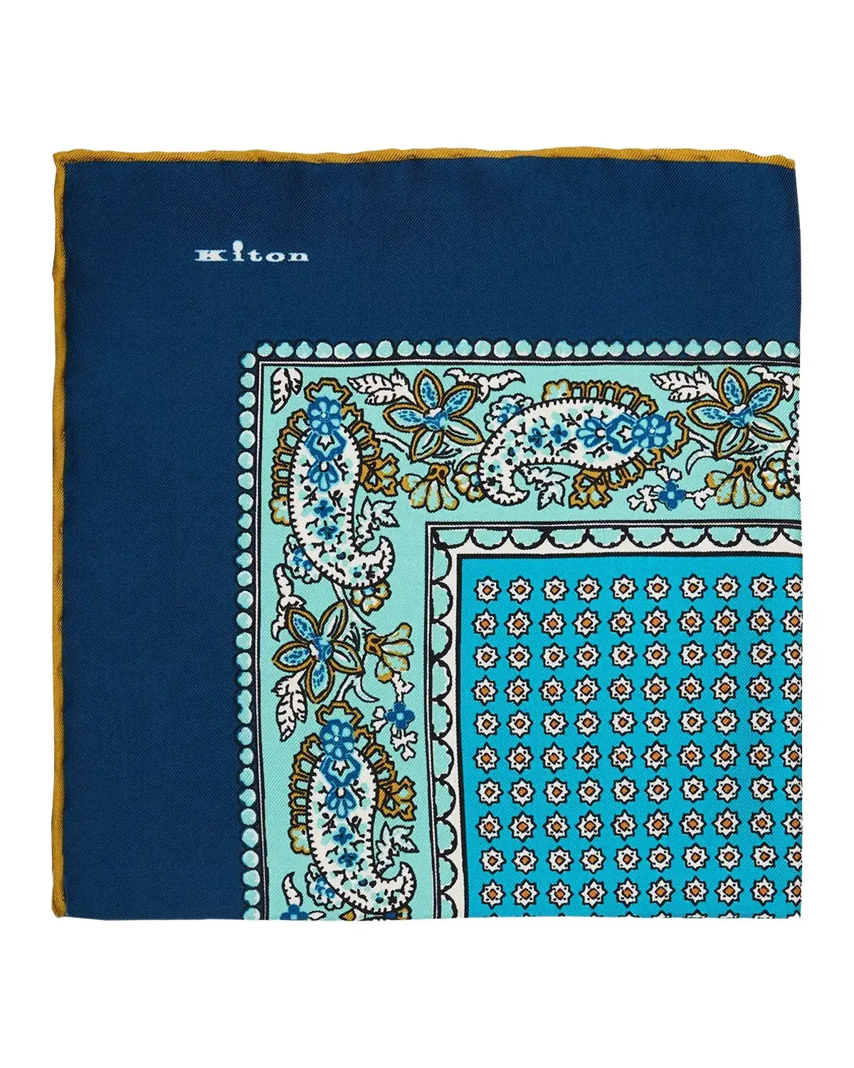 Men's Micro-Geometric Silk Pocket Square Men's Micro-Geometric Silk Pocket Square