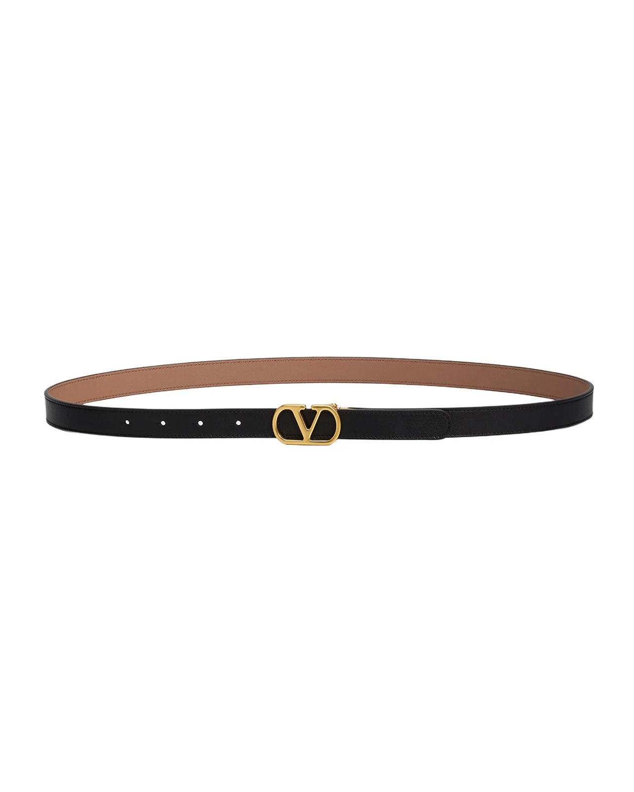 VLogo Signature Reversible Shiny Calfskin Belt 20MM