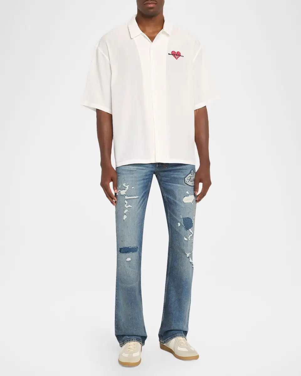 Ksubi Men's D-Bronko Hendrix Distressed Jeans | Thumbnail 2 Ksubi Men's D-Bronko Hendrix Distressed Jeans | Thumbnail 2