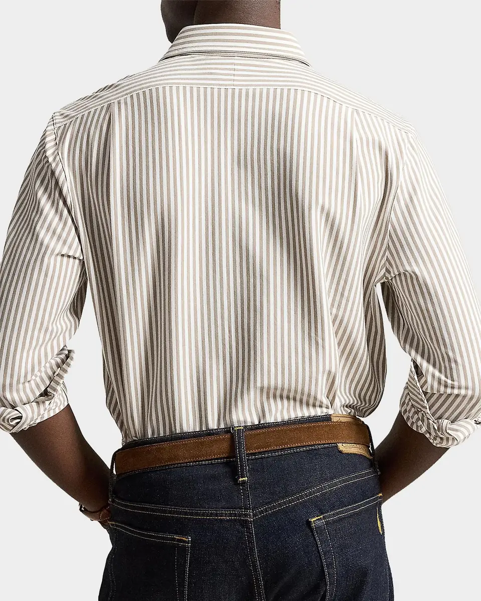 Polo Ralph Lauren Men's Pinstripe Cotton Oxford Sport Shirt | Thumbnail 3 Polo Ralph Lauren Men's Pinstripe Cotton Oxford Sport Shirt | Thumbnail 3