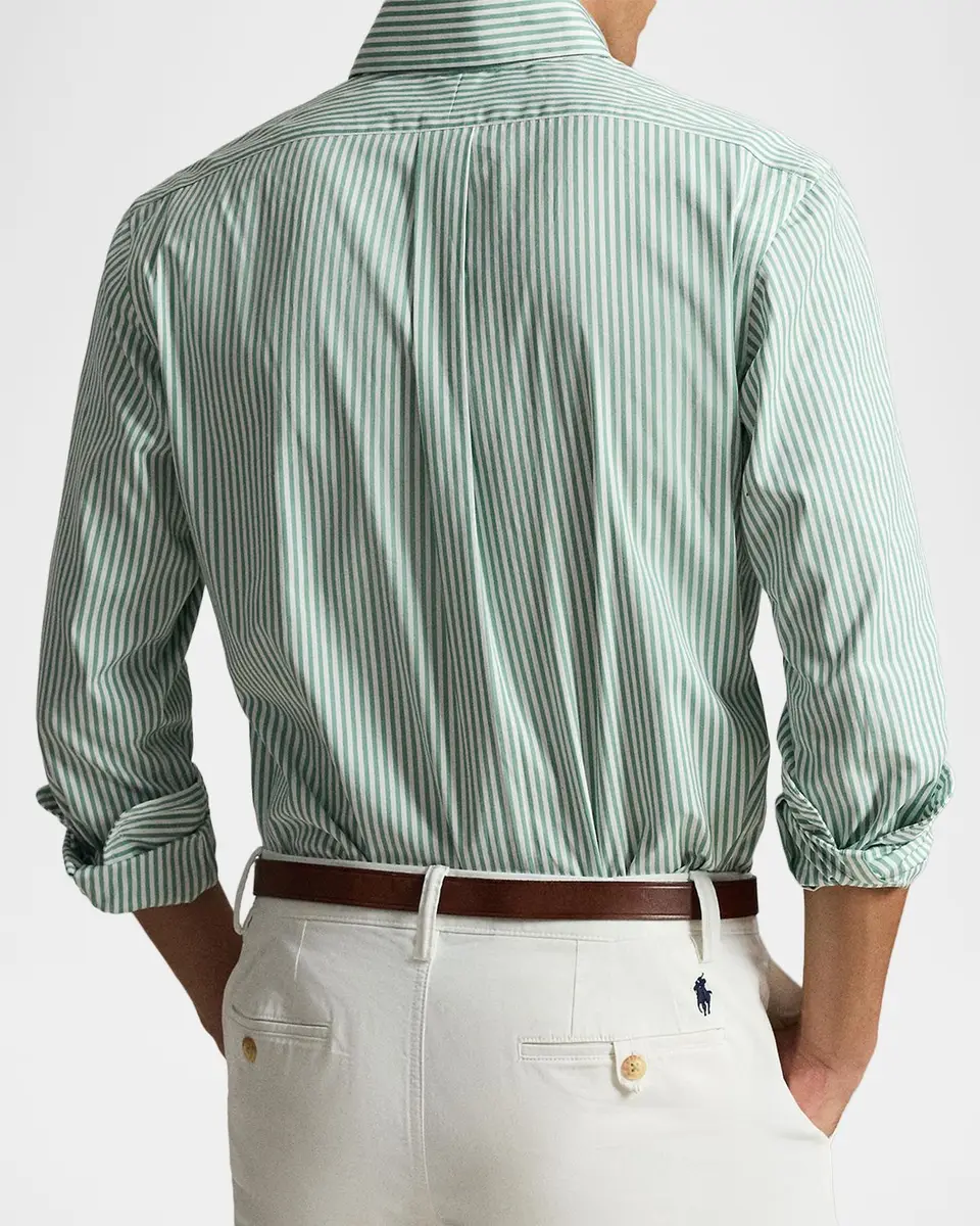 Polo Ralph Lauren Men's Poplin Bengal Stripe Sport Shirt | Thumbnail 3 Polo Ralph Lauren Men's Poplin Bengal Stripe Sport Shirt | Thumbnail 3