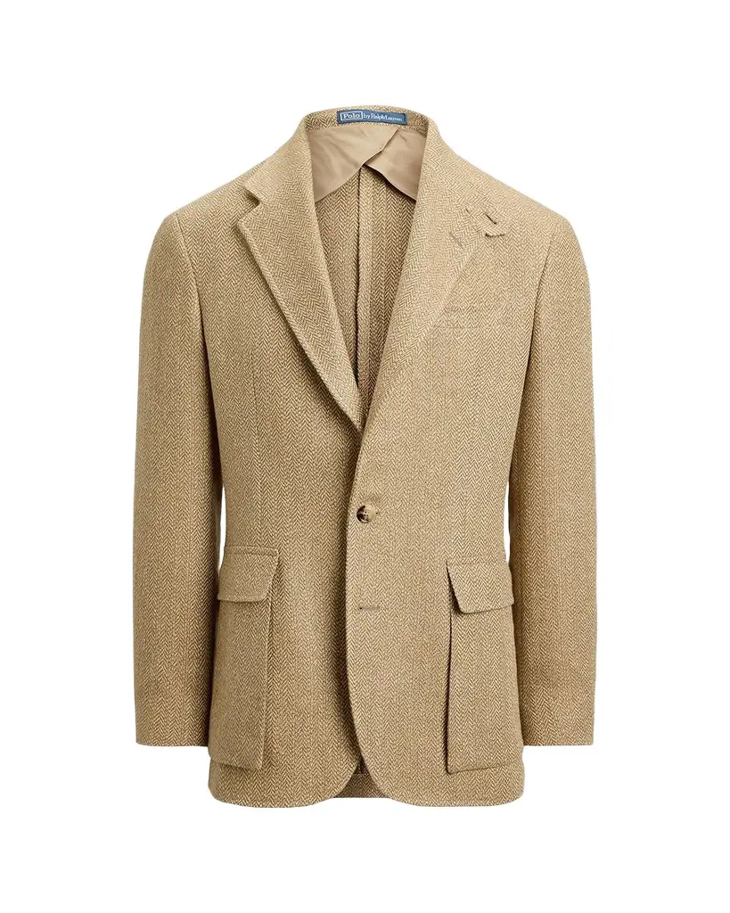 Polo Ralph Lauren Men's Herringbone Linen Blend Single-Breasted Sport Coat | Image 1 Polo Ralph Lauren Men's Herringbone Linen Blend Single-Breasted Sport Coat | Image 1