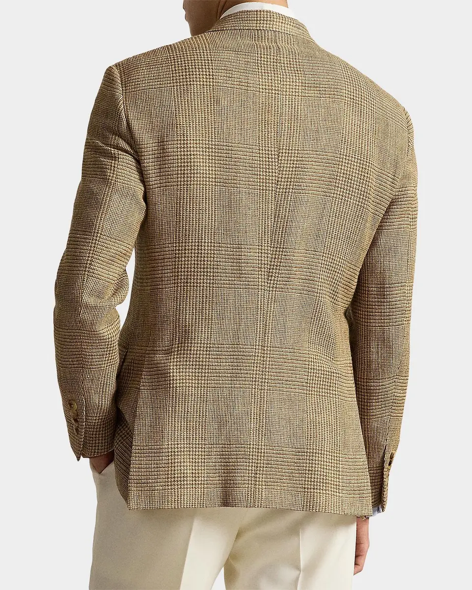 Polo Ralph Lauren Men's Glen Plaid Peak Lapel Double-Breasted Sport Coat | Thumbnail 3