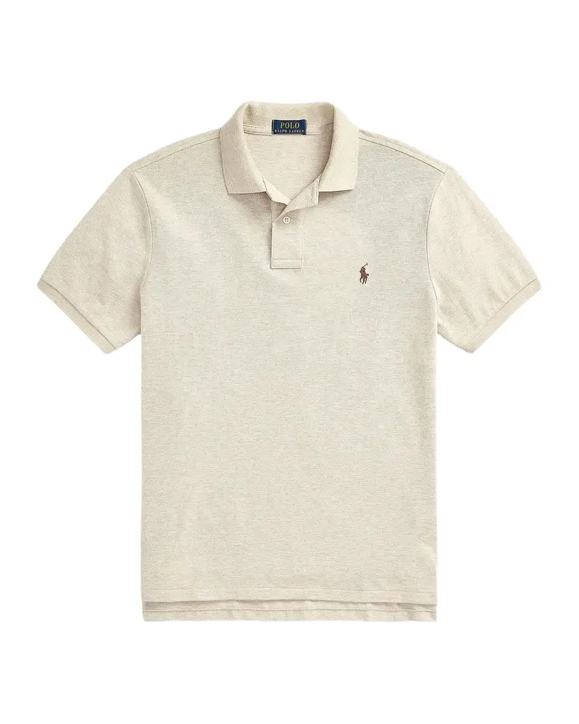 Polo Ralph Lauren Men's Basic Mesh Cotton Polo Shirt | Image 1 Polo Ralph Lauren Men's Basic Mesh Cotton Polo Shirt | Image 1
