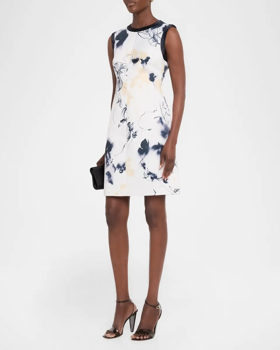 Jason Wu Collection Shadow Floral Mini Dress | Thumbnail 4