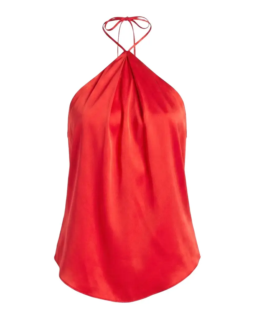 SEROYA Beckham Satin Tank Top | Image 1 SEROYA Beckham Satin Tank Top | Image 1