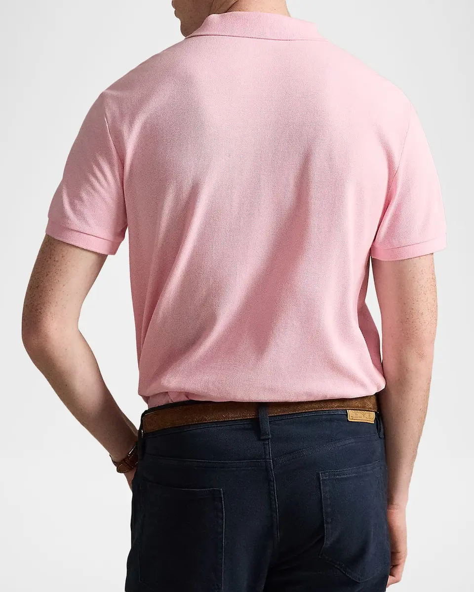 Polo Ralph Lauren Men's Cotton Mesh Embroidered-Pony Polo Shirt | Thumbnail 3 Polo Ralph Lauren Men's Cotton Mesh Embroidered-Pony Polo Shirt | Thumbnail 3