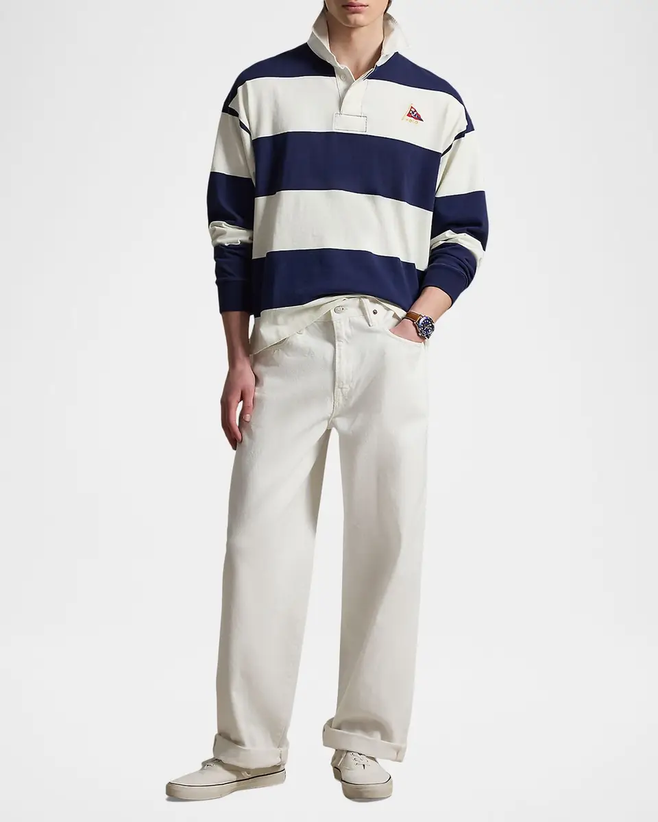 Polo Ralph Lauren Men's Relaxed-Fit Fleece Baseball Jacket | Thumbnail 2 Polo Ralph Lauren Men's Relaxed-Fit Fleece Baseball Jacket | Thumbnail 2