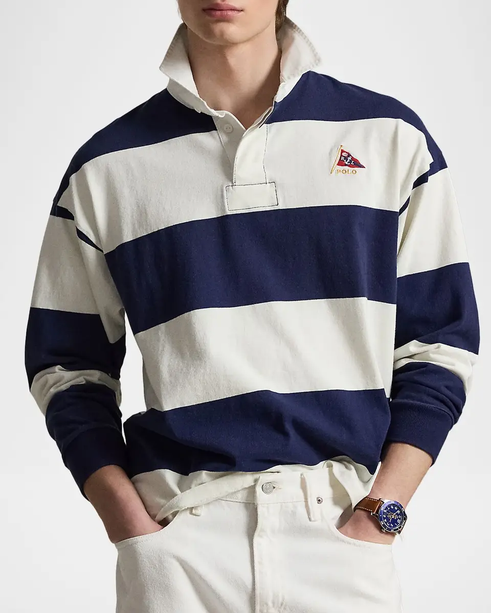 Polo Ralph Lauren Men's Relaxed-Fit Fleece Baseball Jacket | Thumbnail 4 Polo Ralph Lauren Men's Relaxed-Fit Fleece Baseball Jacket | Thumbnail 4