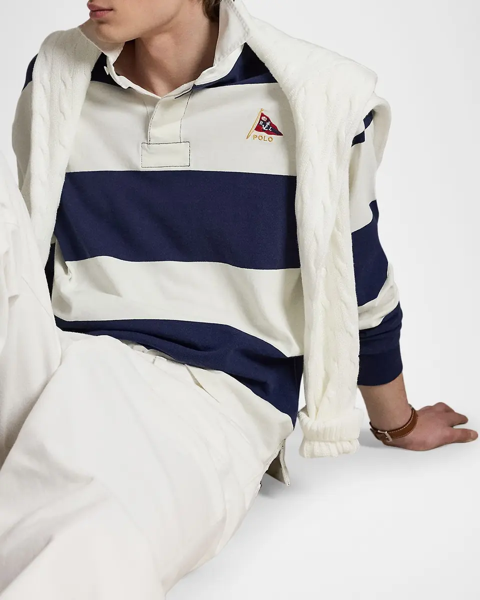 Polo Ralph Lauren Men's Relaxed-Fit Fleece Baseball Jacket | Thumbnail 9 Polo Ralph Lauren Men's Relaxed-Fit Fleece Baseball Jacket | Thumbnail 9