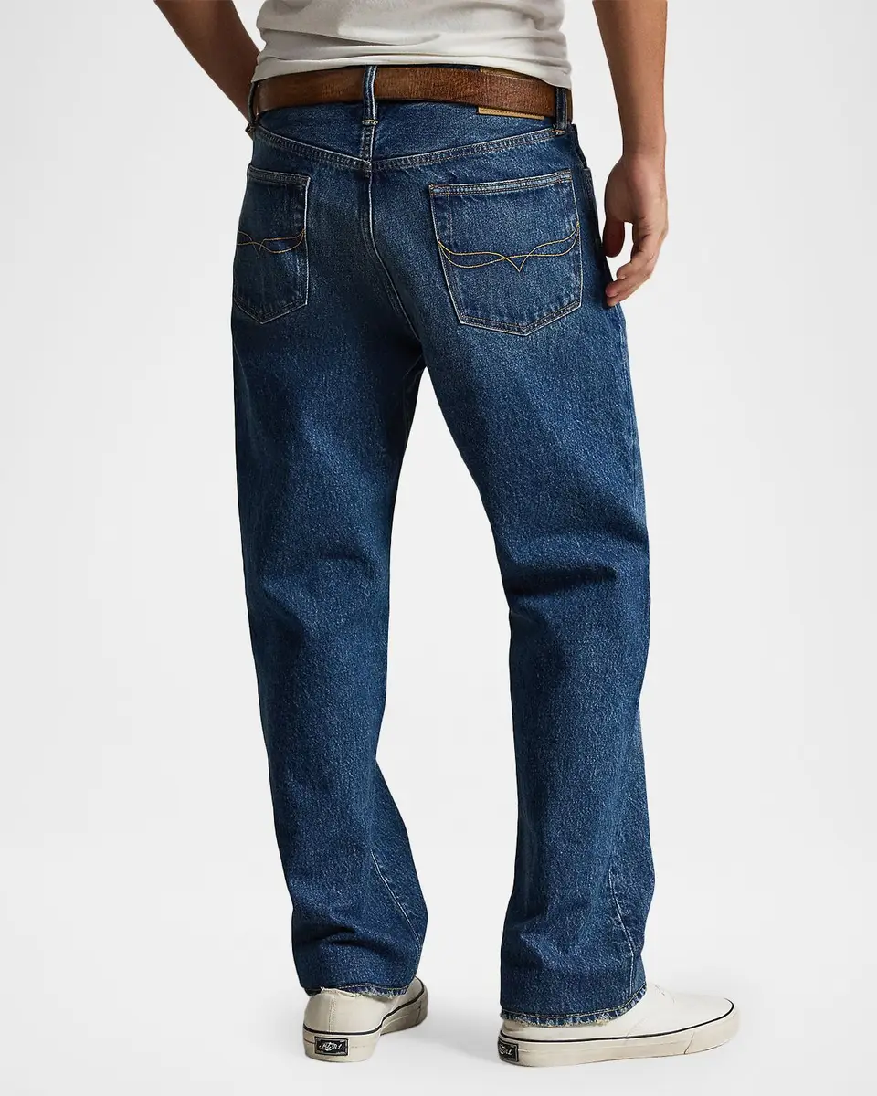 Polo Ralph Lauren Men's Rigid Denim Straight-Leg Jeans | Thumbnail 3