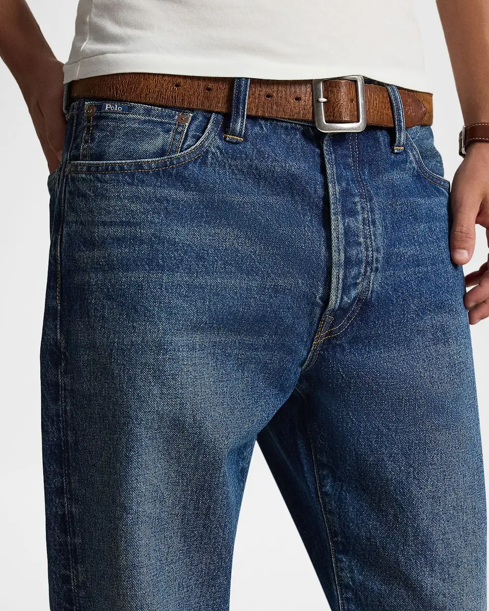 Polo Ralph Lauren Men's Rigid Denim Straight-Leg Jeans | Thumbnail 5