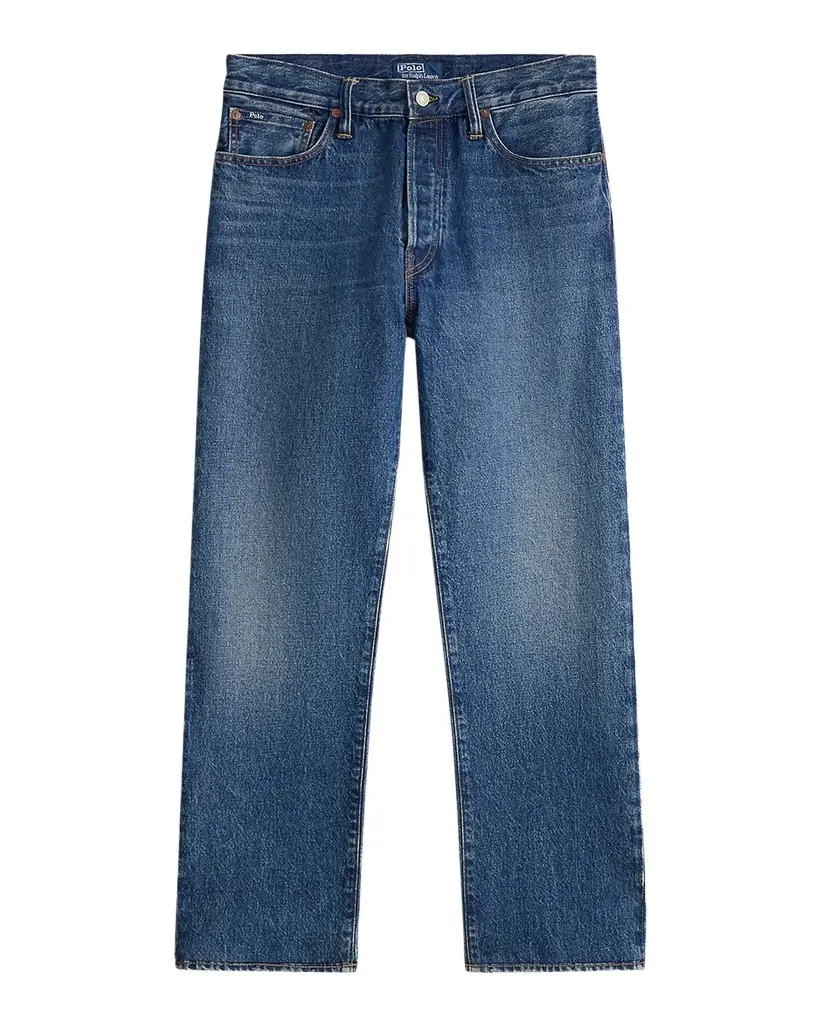 Men's Rigid Denim Straight-Leg Jeans Men's Rigid Denim Straight-Leg Jeans
