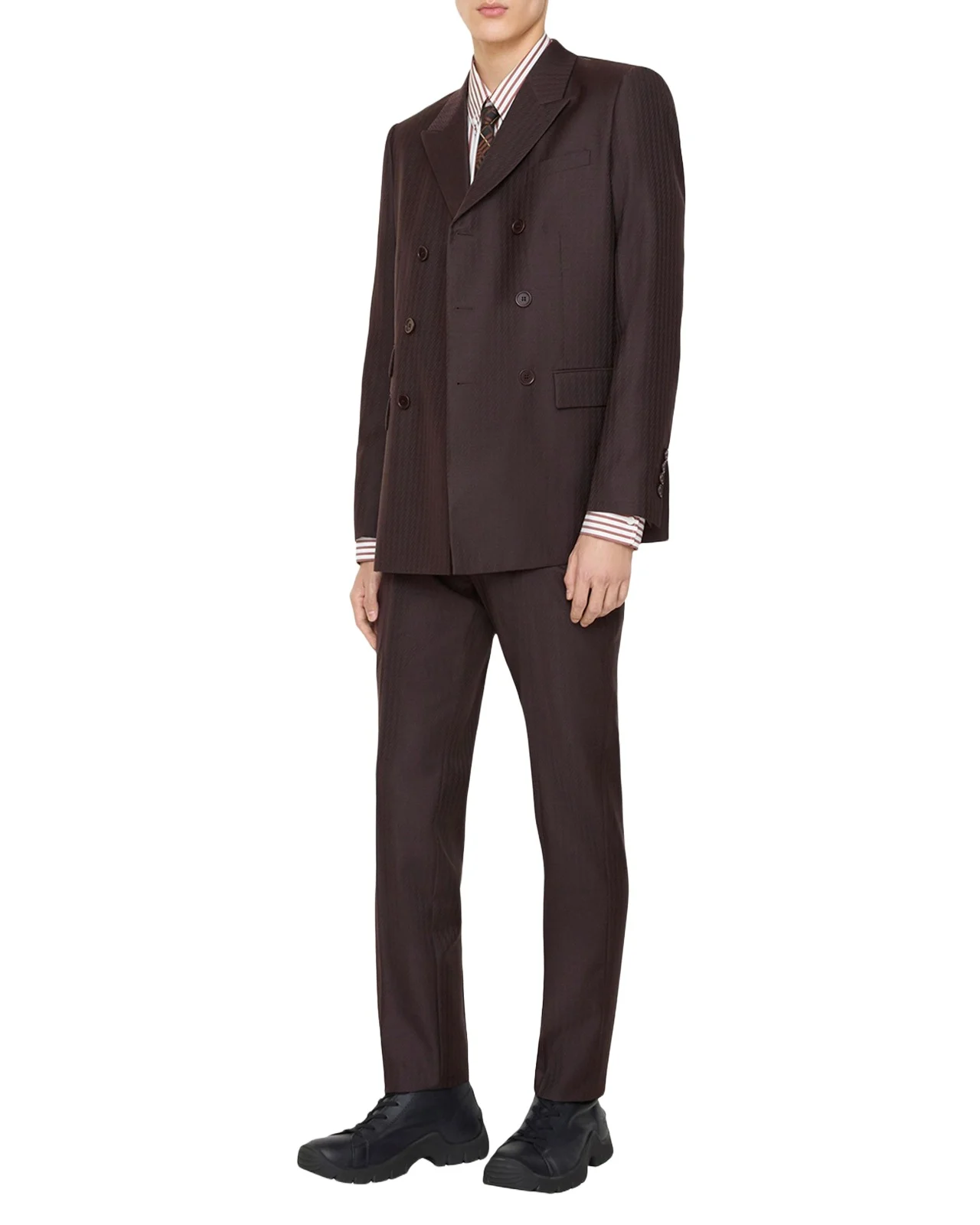 Men's Shipley Wool Blend Straight Leg Trousers