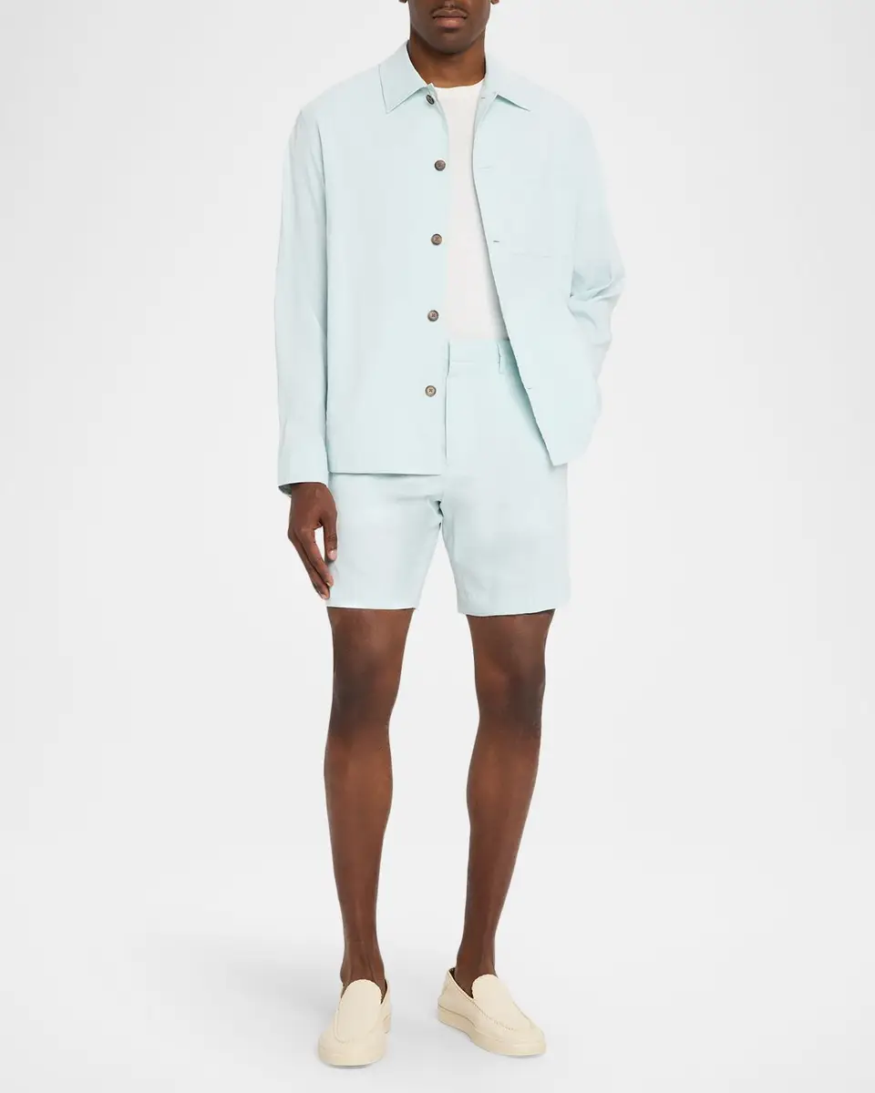 Theory Men's Organic Linen Pocket Overshirt | Thumbnail 2 Theory Men's Organic Linen Pocket Overshirt | Thumbnail 2