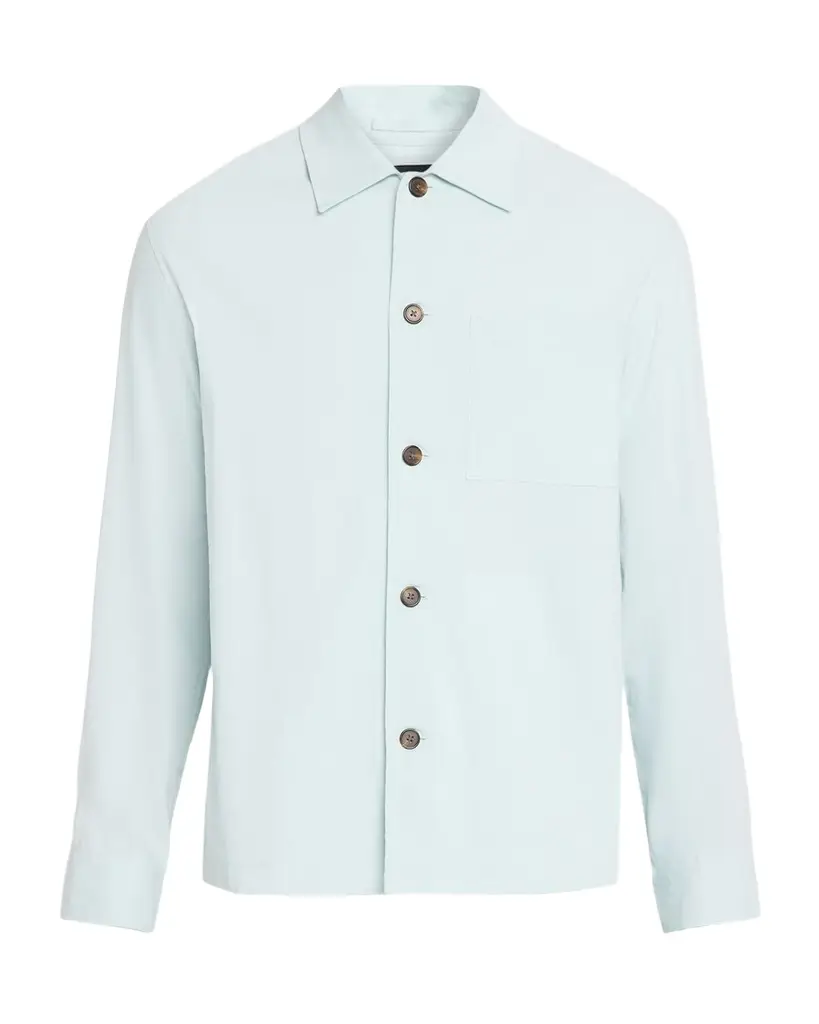 Theory Men's Organic Linen Pocket Overshirt | Image 1 Theory Men's Organic Linen Pocket Overshirt | Image 1