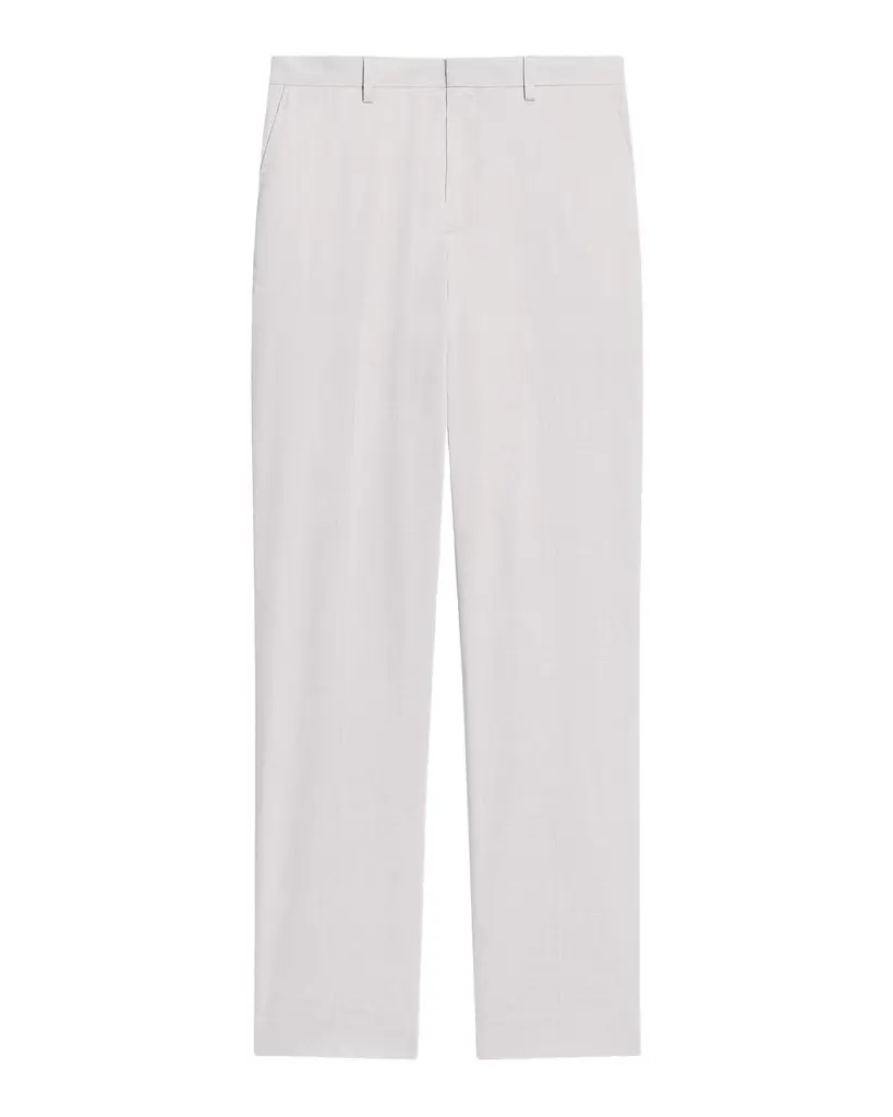 Theory Men's Organic Linen Straight Leg Flat-Front Trousers | Image 1 Theory Men's Organic Linen Straight Leg Flat-Front Trousers | Image 1