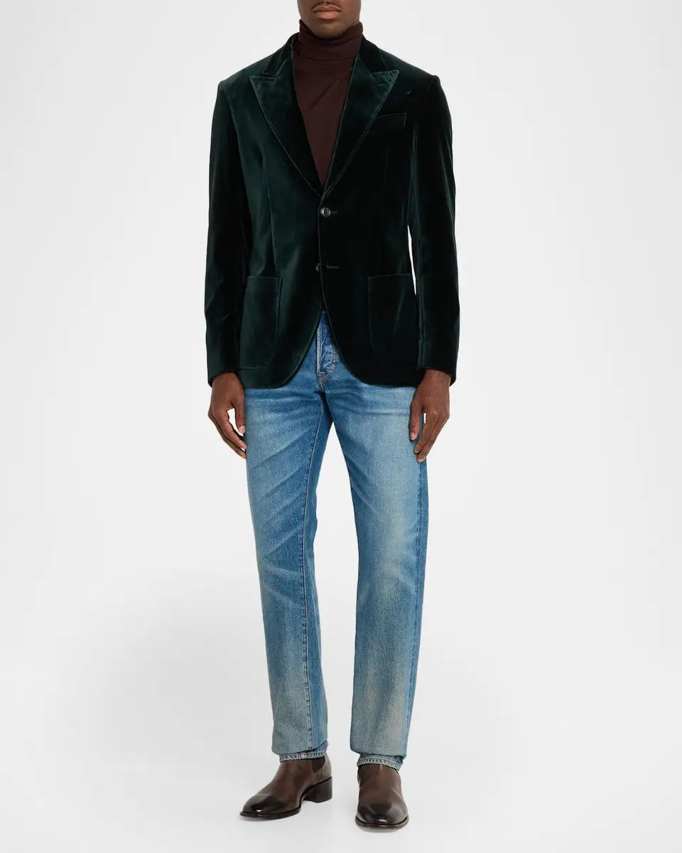 Etro Men's Roma Peak Lapel Single-Breasted Sport Coat | Thumbnail 2 Etro Men's Roma Peak Lapel Single-Breasted Sport Coat | Thumbnail 2