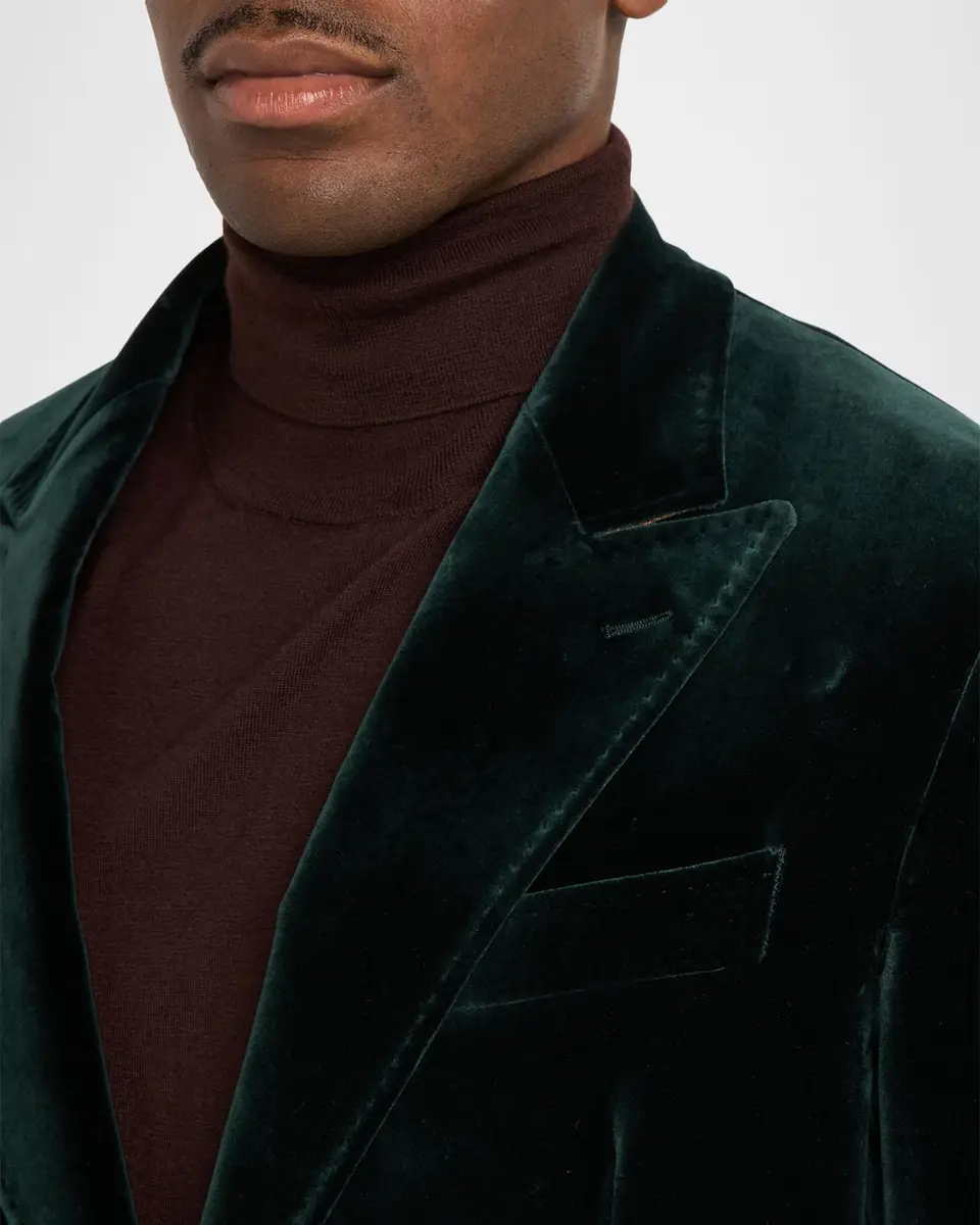 Etro Men's Roma Peak Lapel Single-Breasted Sport Coat | Thumbnail 5 Etro Men's Roma Peak Lapel Single-Breasted Sport Coat | Thumbnail 5