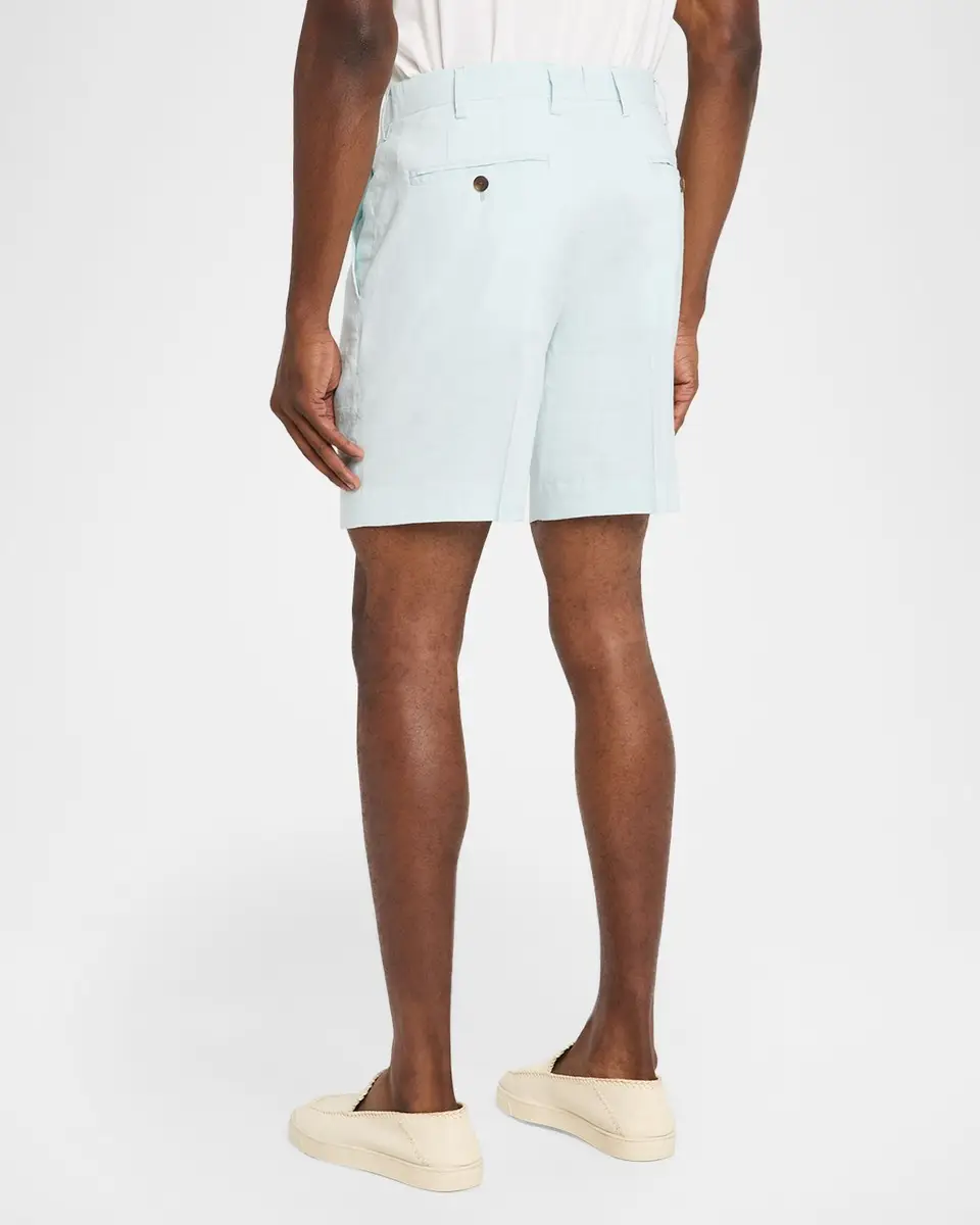 Theory Men's Organic Linen Classic Fit Shorts | Thumbnail 3