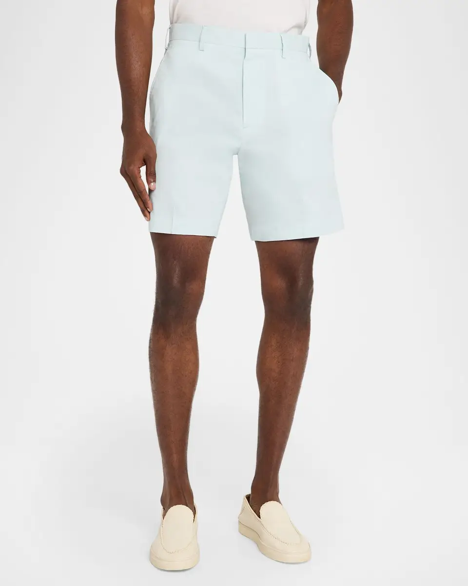 Theory Men's Organic Linen Classic Fit Shorts | Thumbnail 4