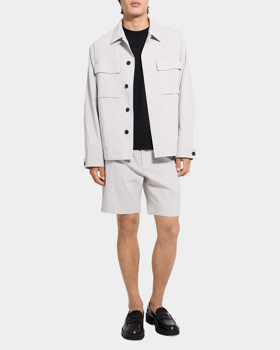 Theory Men's Organic Linen Field Jacket | Thumbnail 2 Theory Men's Organic Linen Field Jacket | Thumbnail 2