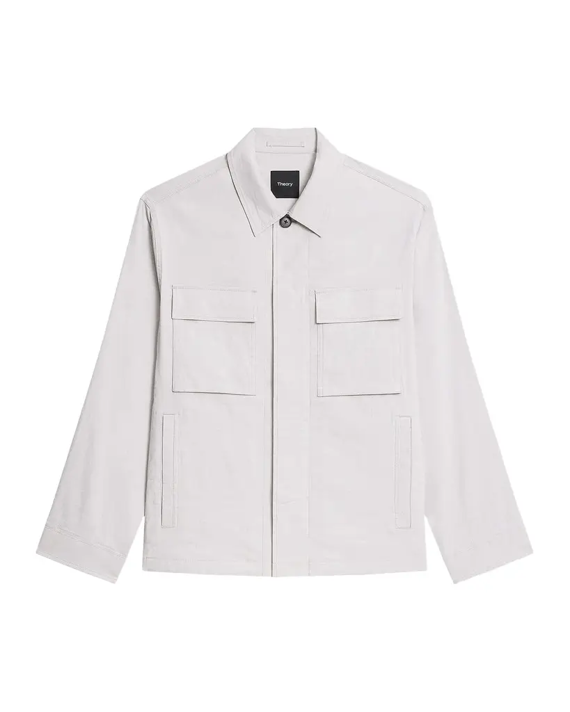 Theory Men's Organic Linen Field Jacket | Image 1 Theory Men's Organic Linen Field Jacket | Image 1