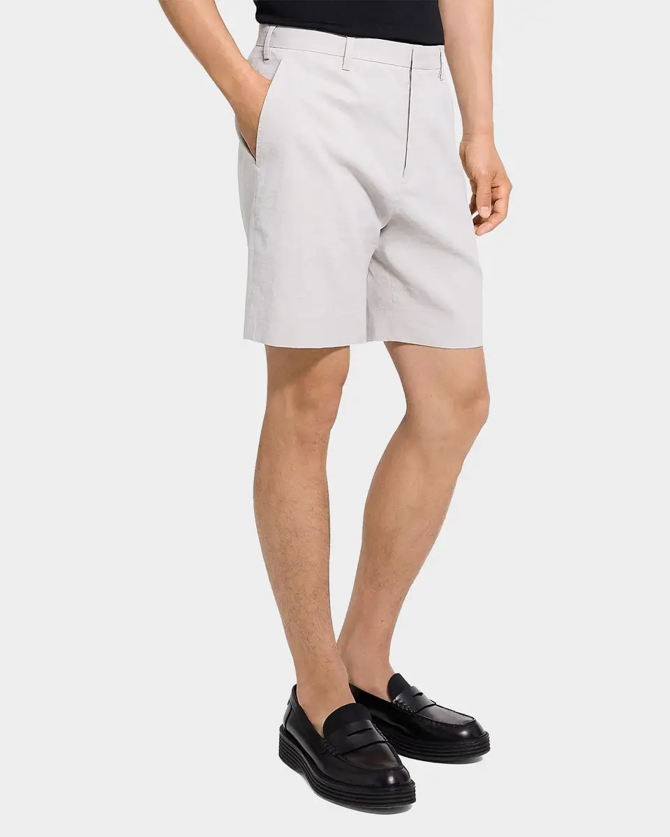 Theory Men's Organic Linen Classic Fit Shorts | Thumbnail 6