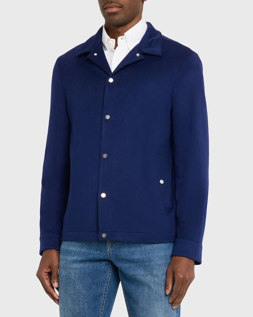 Brunello Cucinelli Cashmere Trucker Jacket | Thumbnail 4