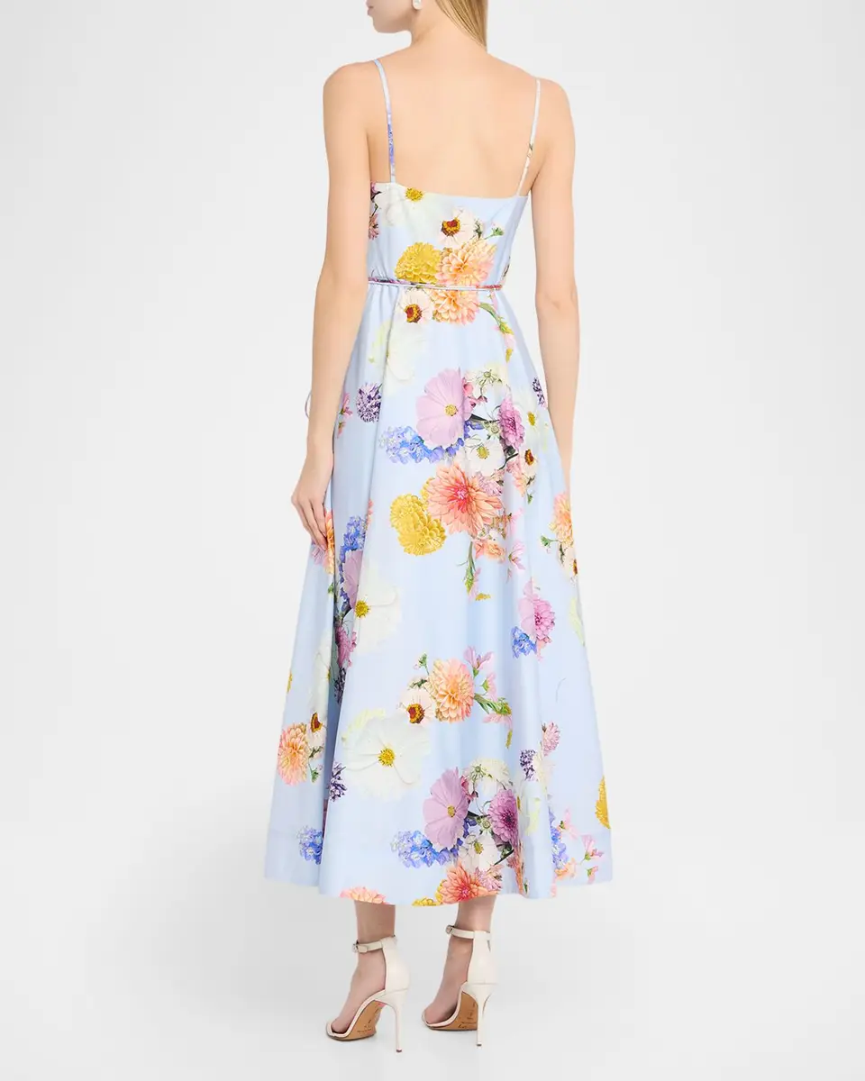As It May Eirene Floral-Print Sweetheart Midi Dress | Thumbnail 3 As It May Eirene Floral-Print Sweetheart Midi Dress | Thumbnail 3