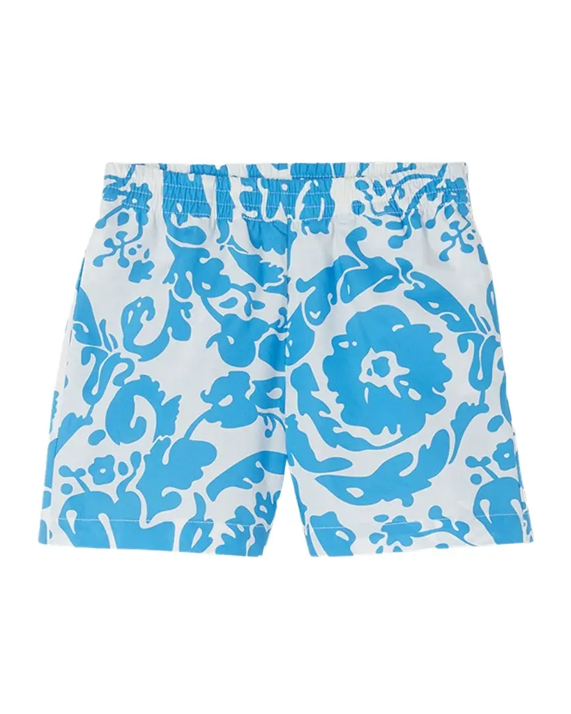Versace Boy's Barocco Splash Cotton Shorts, Size 12M-3 | Image 1 Versace Boy's Barocco Splash Cotton Shorts, Size 12M-3 | Image 1