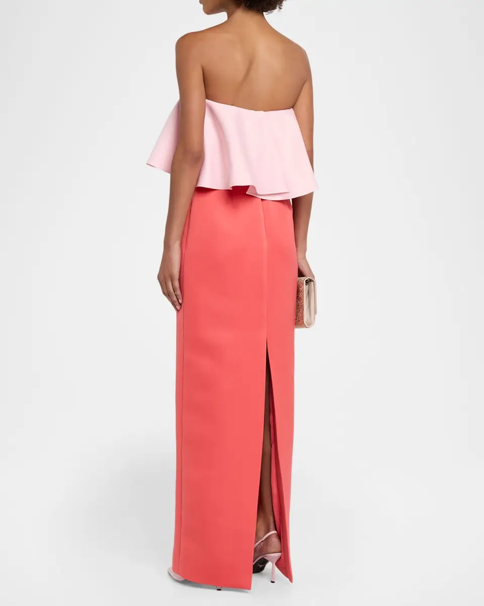 As It May Selora Strapless Ruffle Column Gown | Thumbnail 3 As It May Selora Strapless Ruffle Column Gown | Thumbnail 3