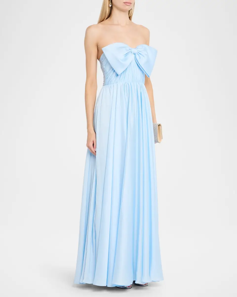As It May Lunette Strapless Bow-Front Gown | Thumbnail 4