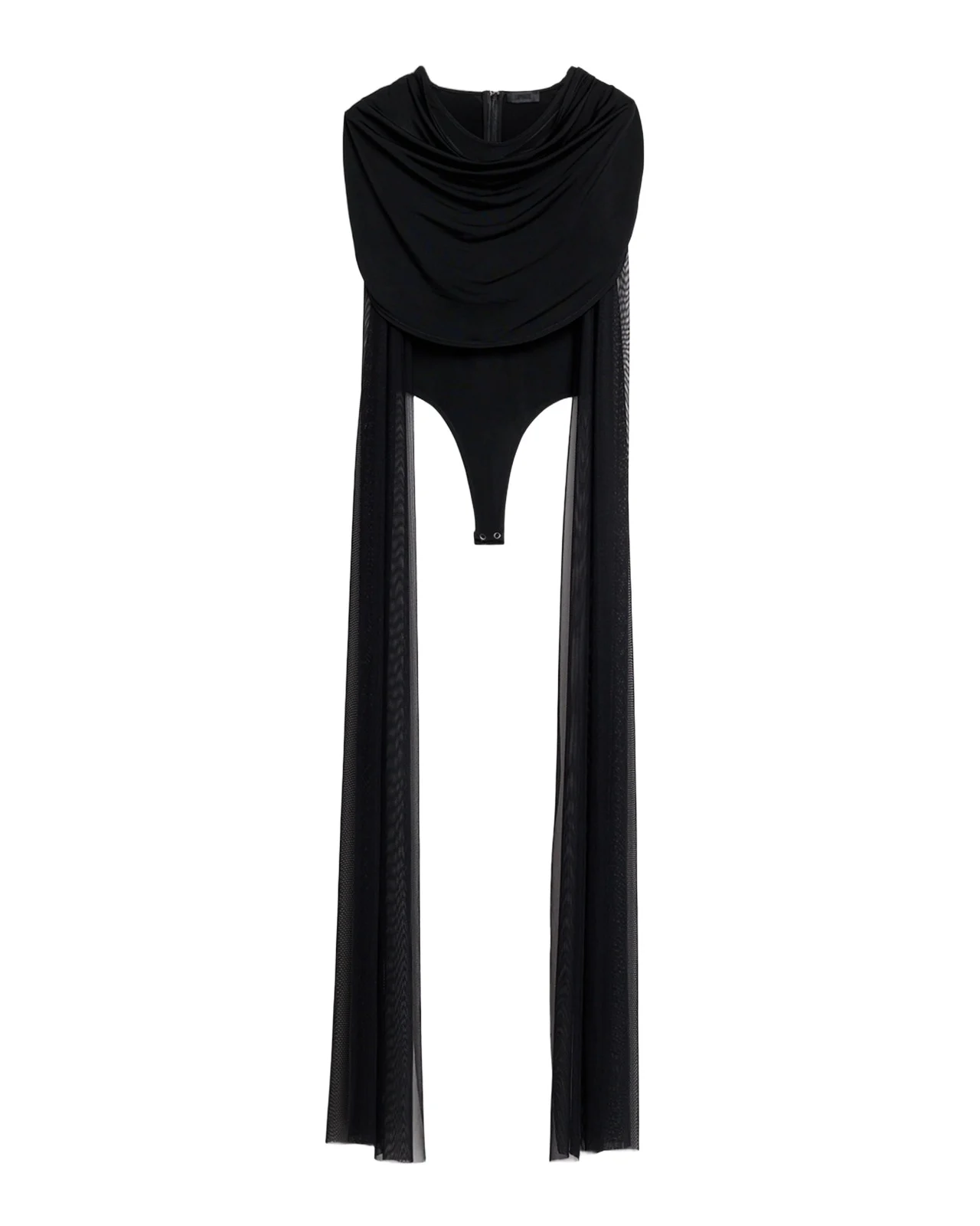 Jersey Cowl-Neck Bodysuit