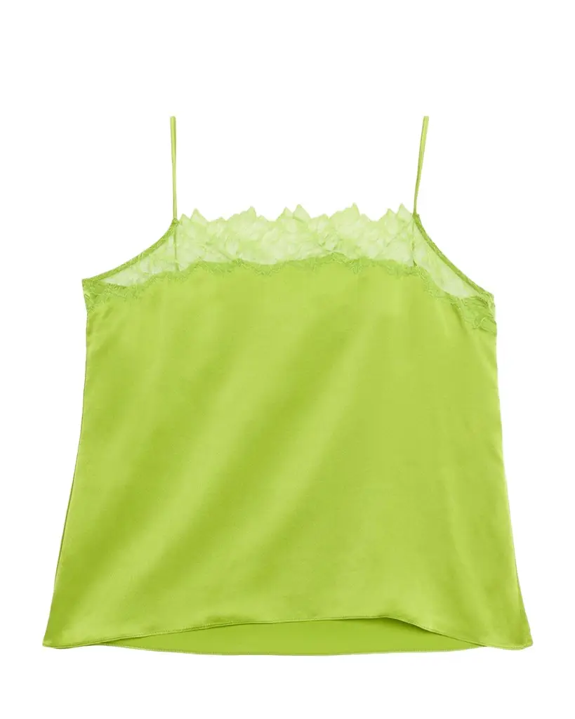 Sablyn Haya Silk Lace-Trim Top | Image 1 Sablyn Haya Silk Lace-Trim Top | Image 1