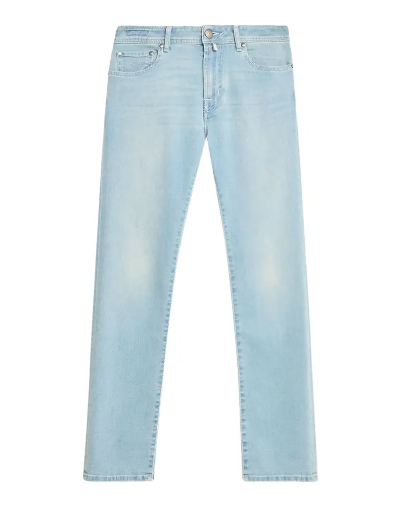 Jacob Cohen Men's Slim Light-Wash Denim Jeans | Image 1 Jacob Cohen Men's Slim Light-Wash Denim Jeans | Image 1
