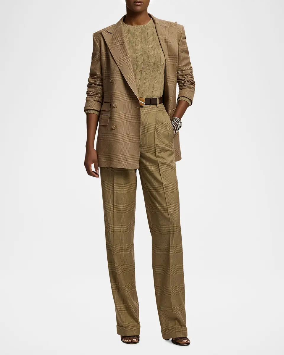 Ralph Lauren Collection Lily Glen Plaid Silk Jacket | Thumbnail 2 Ralph Lauren Collection Lily Glen Plaid Silk Jacket | Thumbnail 2