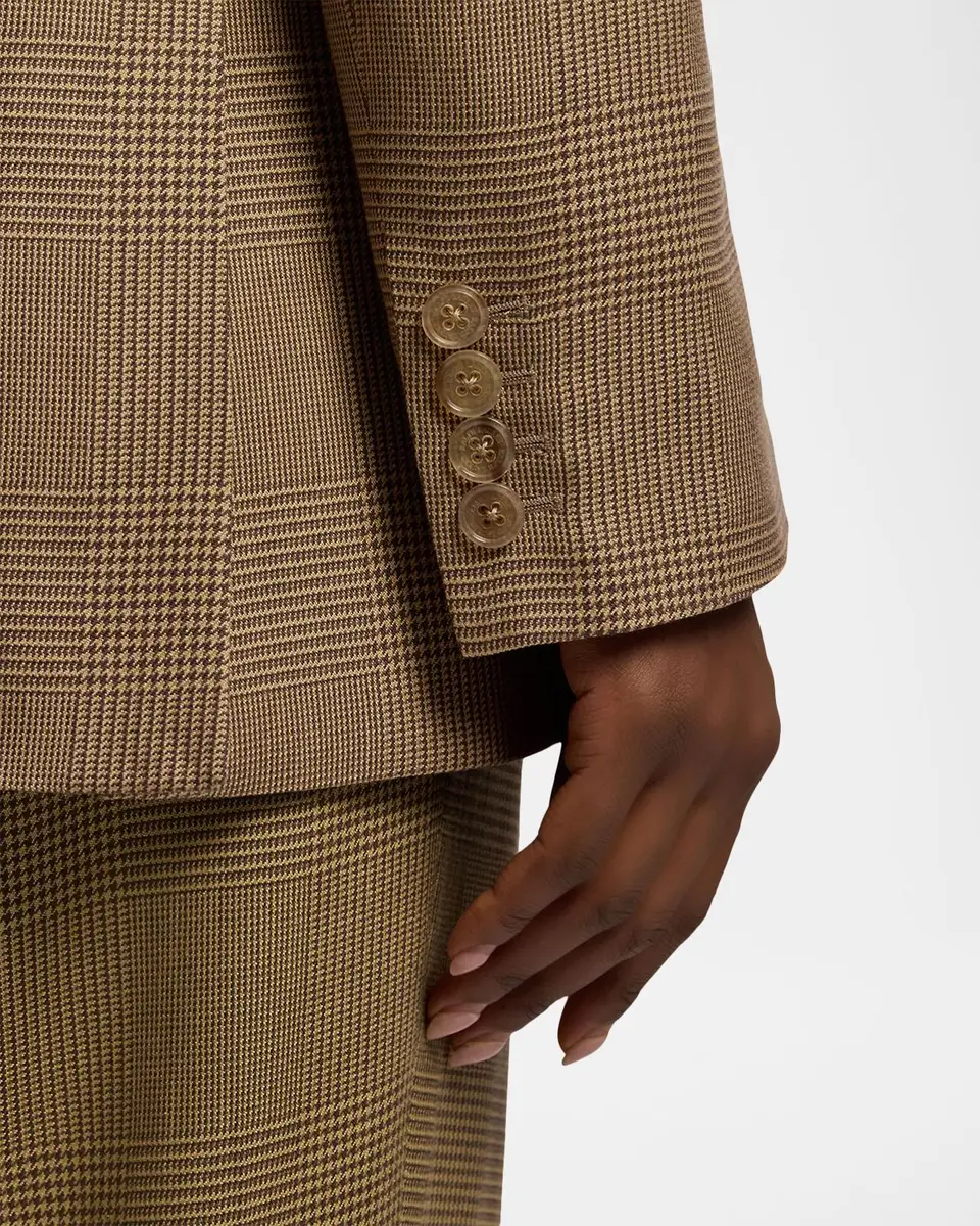 Ralph Lauren Collection Lily Glen Plaid Silk Jacket | Thumbnail 7 Ralph Lauren Collection Lily Glen Plaid Silk Jacket | Thumbnail 7