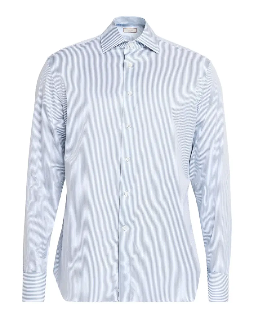 Canali Men's Pinstripe Cotton Dress Shirt | Image 1 Canali Men's Pinstripe Cotton Dress Shirt | Image 1